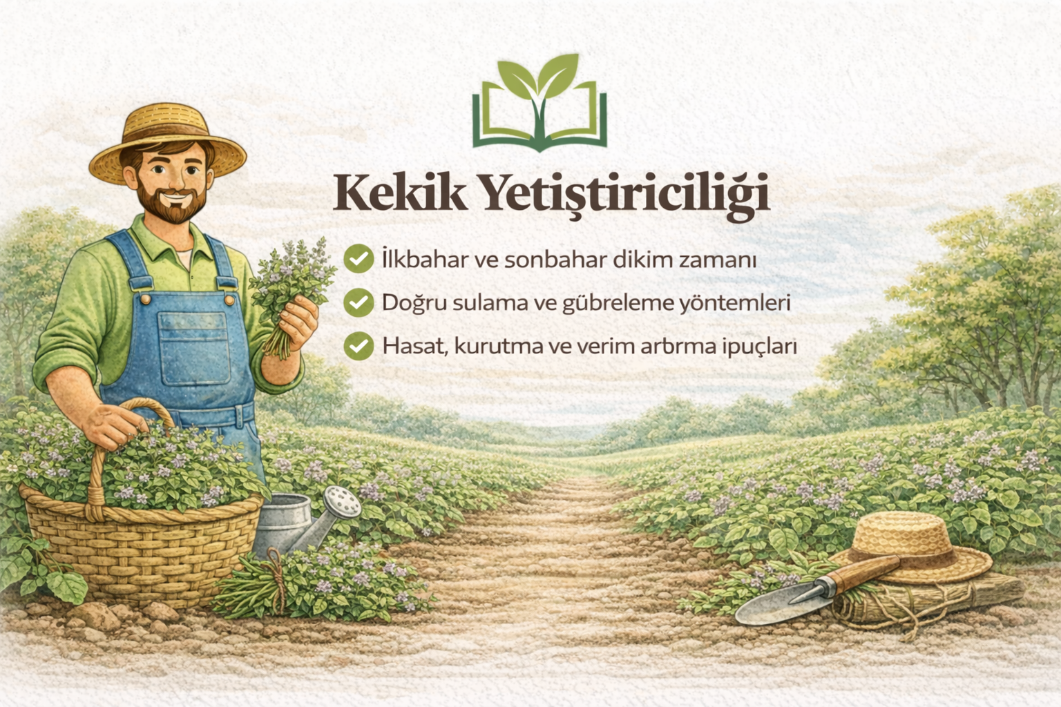 Kekik yetiştiriciliği: dikim, bakım, hasat ve kurutma ipuçları