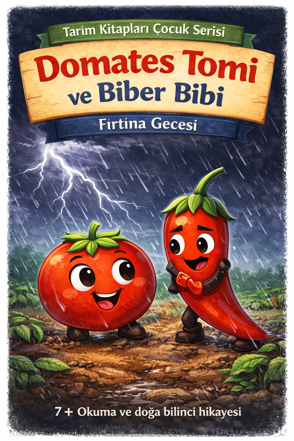 Biber Bibi Fırtına Gecesi çocuk hikaye kitabı kapak görseli